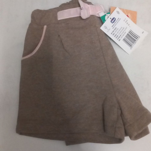 Chicco winter shorts for girl new, beige, 2 years, 92 cm