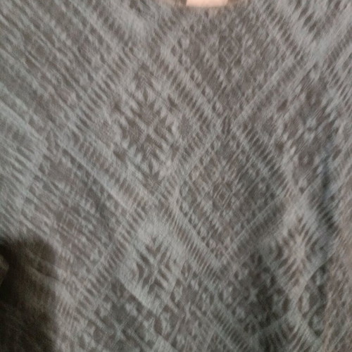 Petrol dress with printed pattern used H&M size M