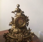 Antique solid clock unused