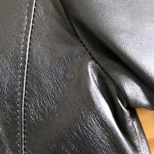 Vintage Convoy leather jacket like new, black, size XL