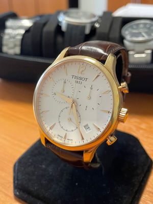 Tissot T-Classic Tradition watch used with white dial