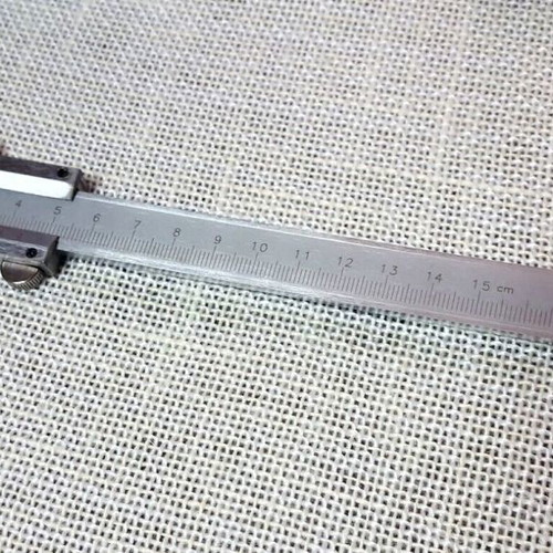 Vintage stainless steel caliper micrometer 20 cm used