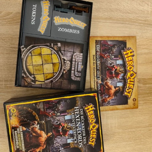 HeroQuest Return of the Witch Lord insert for miniatures and tokens