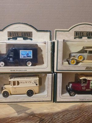 Lledo Days Gone toy cars new, set of 4 pieces