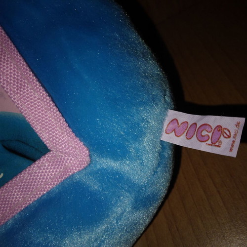 NICI plush hippopotamus with photo frame in excellent condition