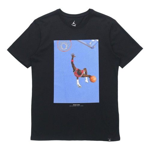 Jordan M JSW Tee SI Photo T-shirt, black, size Medium