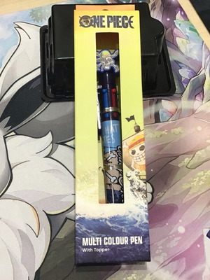 Στυλό One Piece πολύχρωμο με topper, καινούργιο