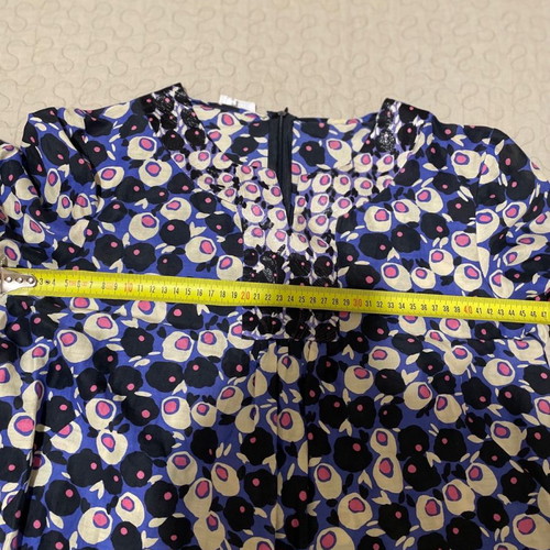 Cacharel mini dress used, silk, size XS/M with belt