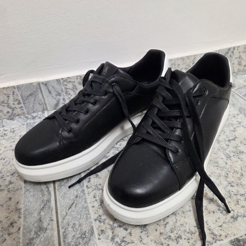 JK London men's shoes size 44 like new black and white casual