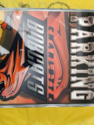 Charlotte Bobcats NBA large sign like new