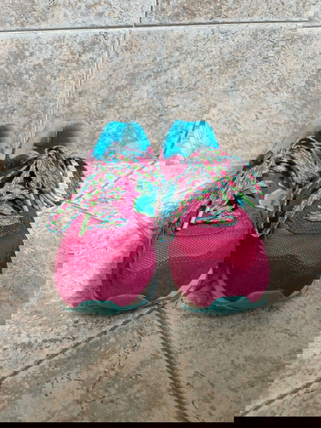 New Balance 574 suede fuchsia-acqua (φούξια- γαλάζιο) sneakers για κορίτσια