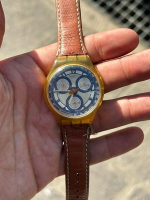 Swatch Chronograph SCN107 Honey Tree vintage watch 1993
