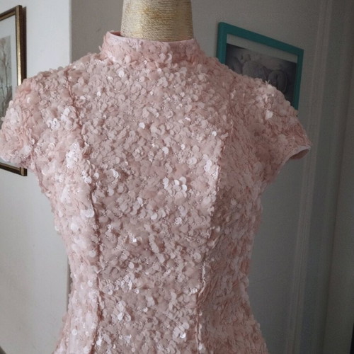 Missguided dress with sequins like new, size S, pink