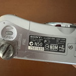 Sony camera used, rechargeable batteries, missing memory card
