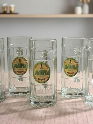 Bolarka vintage beer mugs set of 5