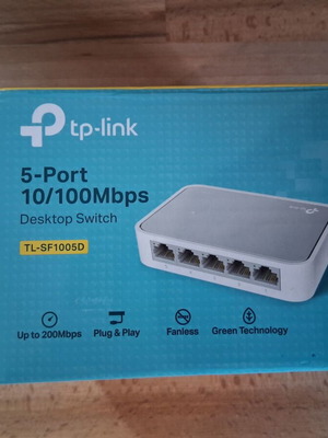 TP-LINK TL-SF1005D 5-θυρο desktop switch καινούργιο 10/100Mbps