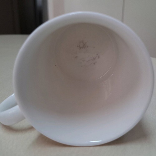 Crown Trent coffee mug like new with pink flowers