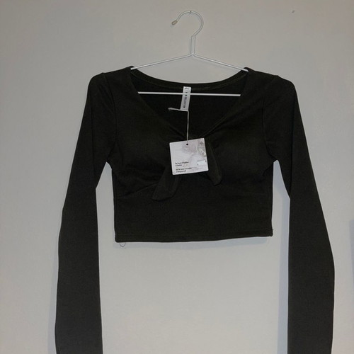 A-Style long sleeve women's blouse black new one size
