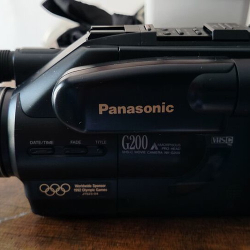 Panasonic video camera with charger, no battery, made in Japan