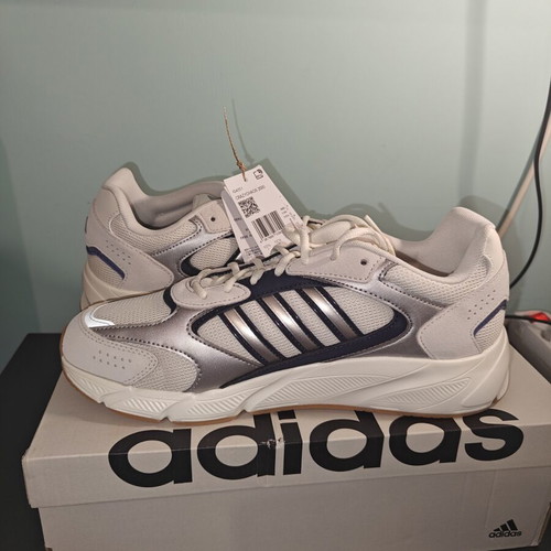 Adidas Crazychaos 2000 new athletic shoes size 45 white and silver