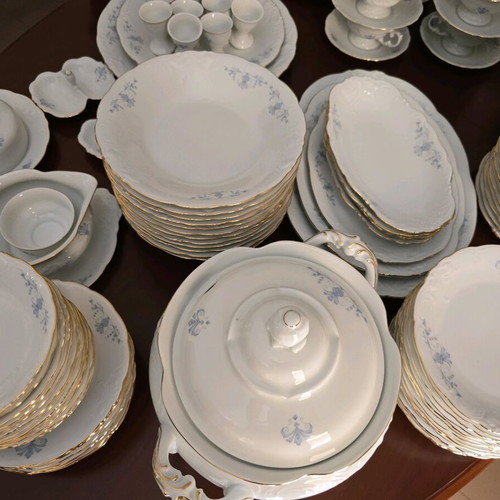 Vintage porcelain service Wawel 1970