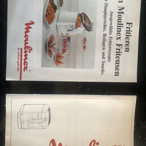 Moulinex deep fryer new, oil fryer with manual