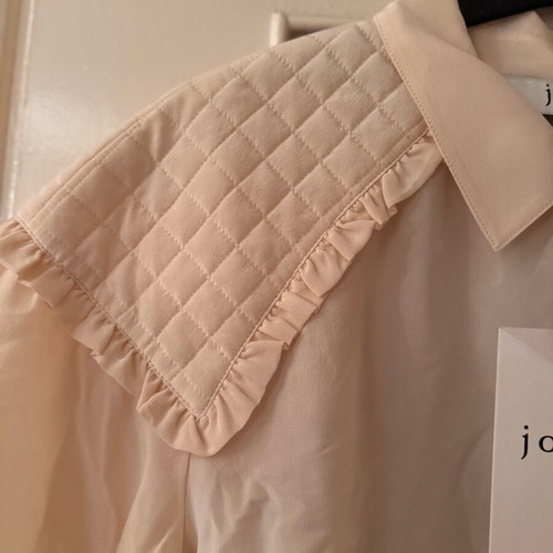 Joie Silk Shirt new, size Large, beige