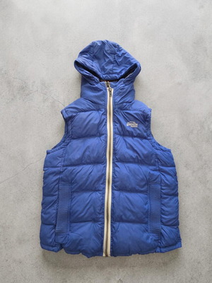 Superdry Vintage Padded Gilet με κουκούλα μέγεθος M σαν καινούργιο, μπλε