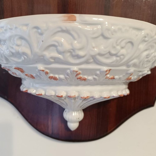 Vintage decorative wall fountain from Italian ceramic like new