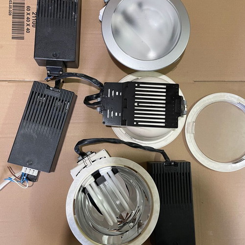 Ceiling recessed lights used, pack of 3 pieces