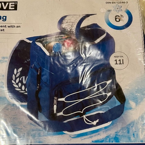 Cool bag portable cooler new 11L dark blue