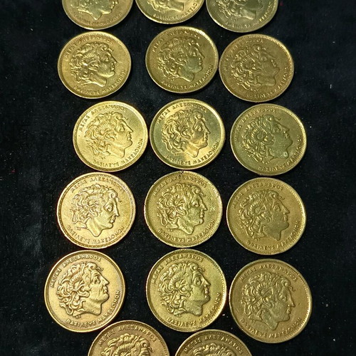 100 Drachma Coin Alexander the Great 1992 Vergina like new, pack of 18