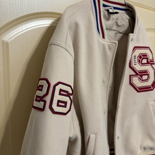 H&M bomber jacket beige like new