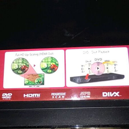 LG DVD player like new, 43cm x 20cm