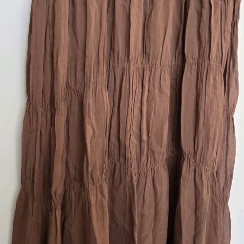 Zara dress bohemian style new, brown, embroidered, size S-M