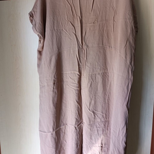 Women's dress linen-like beige one size new