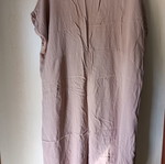 Women's dress linen-like beige one size new