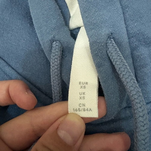 H&M sweatshirt used, blue, size XS-S