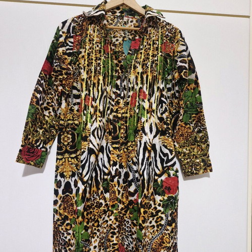Caftan leopard print medium size new with tags