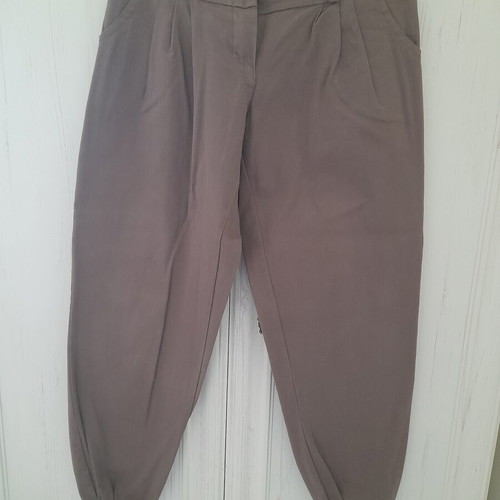 Pants beige size S 36 8 used with signs of wear