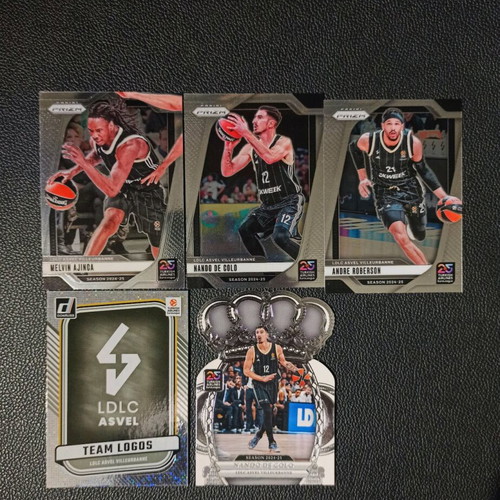 Panini Prizm, Donruss, Crown Royale LDLC ASVEL 2024-2025 cards new