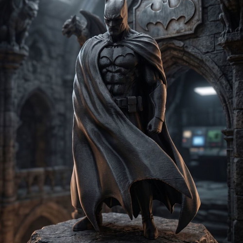 Collectible Batman 3D printed figure new, height 25cm