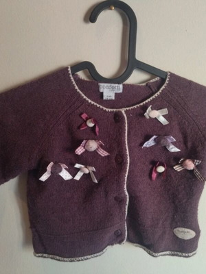 Confetti baby cardigan like new for girl 9-12 months