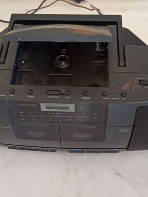 SABA Boombox ραδιοκασετόφωνο μοντέλο RCD 602 μεταχειρισμένο με προβλήματα