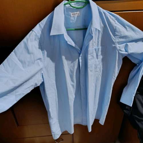 Men's shirt blue XXL like new, breathable fabric