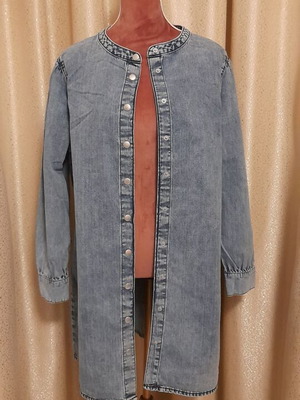 Φόρεμα τζιν Jdy XL σαν καινούργιο, μπλε, 100% cotton