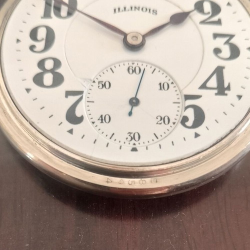 Illinois Bunn Special 60h type I used railroad pocket watch