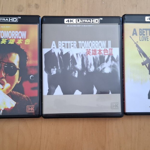 A Better Tomorrow Trilogy 4K UHD + Blu-ray set new, 7 discs