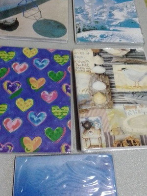 Small photo albums new, set of 5 for 10x15 size photos