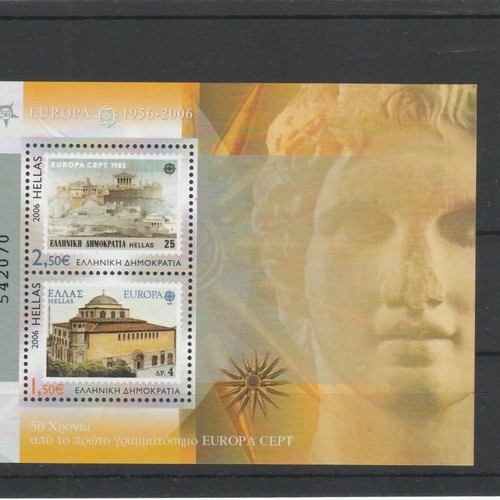 Stamp sheet 50 years from the First Europa - Cept 2006 new, mint